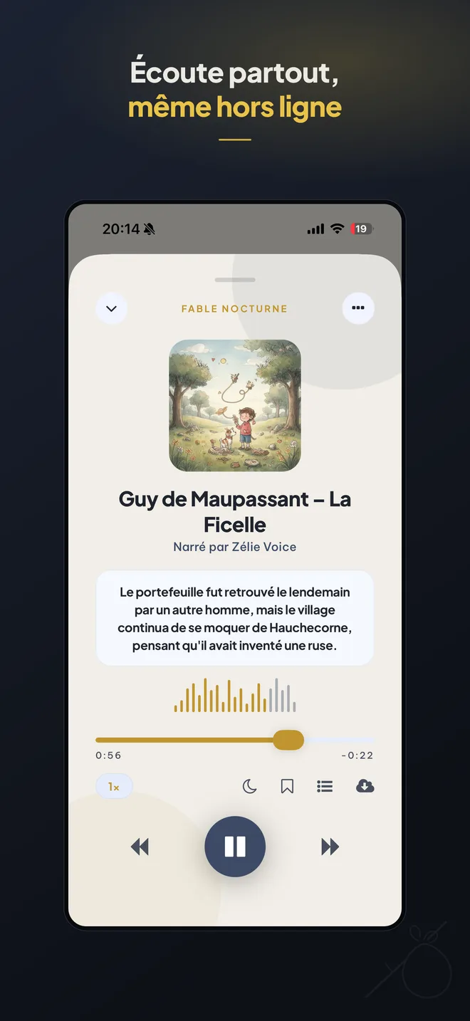 Le lecteur : écoute où que tu sois, même hors ligne