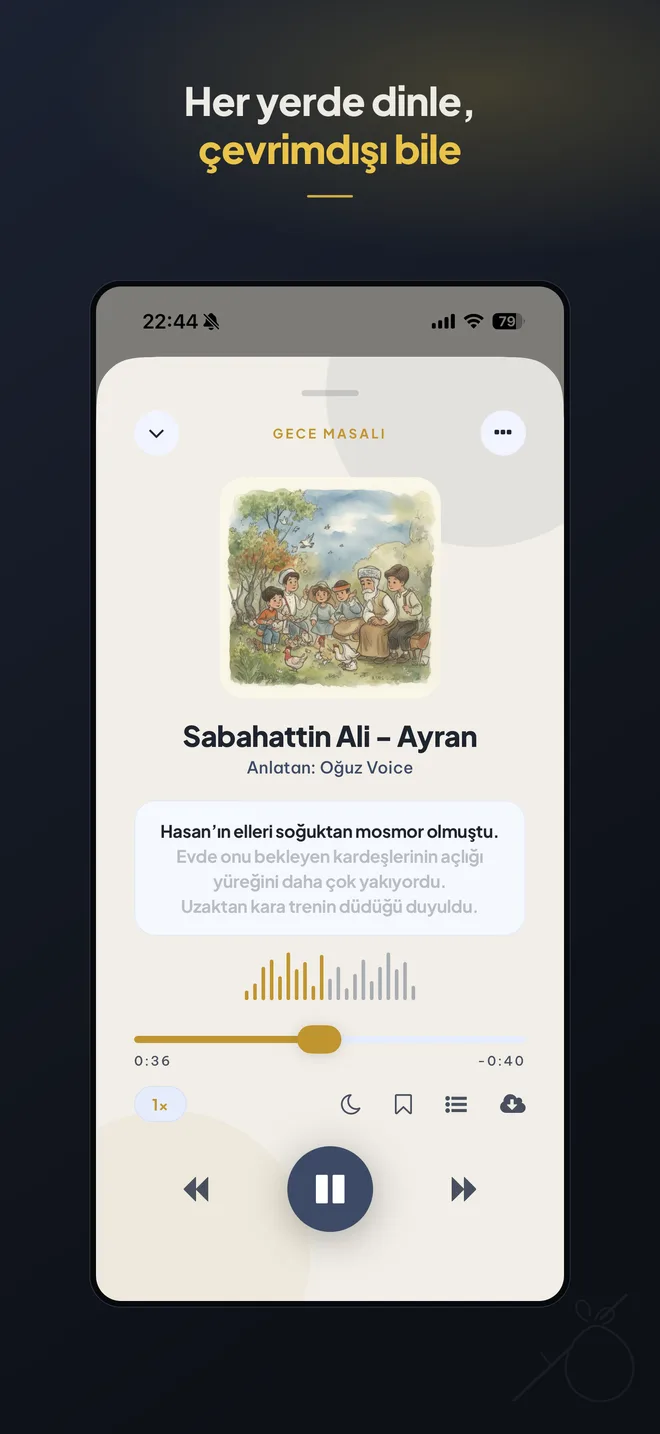 Oynatıcı: her yerde dinle, çevrimdışı bile